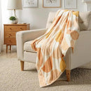 Lahome Terracotta Throw Blanket Soft Cozy Fluffy Warm Throw Blanket for Couch Reversible Geometric Fuzzy Blankets for Bed Sofa Chair, Orange 50''x60'' by CozyNest Decor