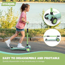 Kids Scooter,Lighted Wheels and 3 Adjustable Height Handlebars Scotters for Kids 3-12,3 Wheel Toddler Kick Scotter for Boys & Girls up to 132 Lbs. by TinyTreasures Baby Boutique