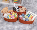 Shelf Storage Baskets for Organizing|Decorative Basket for Closet Storage|Toy Baskets&Bins|Small Woven Rope Baskets-13x8.66x5.11’’,Durable&Stylish,Oval 3 Packs Brick Red by TinyTreasures Baby Boutique