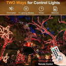 KNONEW 403FT 1000 LED Christmas String Lights Outdoor Green Wire Fairy Light 8 Modes & Timer Plug in Waterproof LED String Lights for Xmas Yard Tree Wedding Party Holiday Decorations(Red) by GreenHaven Gardens