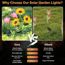 Solar Flower Lights - 4 Pack Outdoor Waterproof Sun Powered Lotus Sunflowers Landscape Decorative Glowing Lights for Yard, Lawn, Patio, Pathway by GreenHaven Gardens