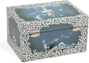 Jewelkeeper Girl's Musical Jewelry Storage Box with Twirling Fairy Blue and White Star Design, Swan Lake Tune by TinyTreasures Baby Boutique