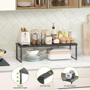 Expandable Cabinet Organizer Shelf With Adjustable Height, Stackable Kitchen Countertop Organizer Rack, Adjustable Shelf Riser For Kitchen Counter, Pantry, Cupboard, Desk, Tabletop by CozyNest Decor