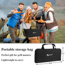 ROMANTICIST 27pcs Heavy Duty Grilling Gifts for Men Dad Fathers Day, Extra Thick BBQ Accessories Tools Set, Stainless Steel Grill Utensils Kit with Meat Claws, Carrying Bag for Outdoor Camping Silver by GreenHaven Gardens