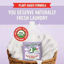 Rebel Green USDA Organic HE Liquid Fresh Laundry Detergent - Natural & Hypoallergenic Laundry Soap, Lavender and Grapefruit - 64 Loads by TinyTreasures Baby Boutique