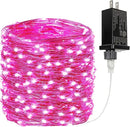 66Ft 200 LED Pink Fairy Lights Plug in, Waterproof String Lights Outdoor Indoor 8 Modes Bedroom Decor, Twinkle Light for Girl's Room Garden Party Mother's Day Valentines Decorations by GreenHaven Gardens