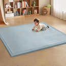 MABOZOO Extra Thick 1.3 Inch Baby Play Mat, 74 * 50 Inch Baby Floor Mat Memory Foam Playpen Pad for Babies, Toddlers, Infants, Playmat Crawling Cushion Activity Playmat for Indoor & Outdoor by TinyTreasures Baby Boutique