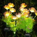 Solar Garden Lights Outdoor - 4 Pack Solar Flower Light Waterproof with Glowing Flowers & Stems for Garden Decoration,Yard Landscape Path Decor and Gift for Mother by GreenHaven Gardens