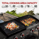 Royal Gourmet GD405A 4 Burner Propane Gas Grill and Griddle Combo with Grilling Gear Set, Griddle Grill Combo with Foldable Side Tables for Outdoor Cooking While Camping or Tailgating, Black by GreenHaven Gardens