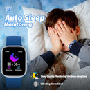 Smart Watch for Kids Fitness Tracker No Phone/APP Needed,19 Sport Mode,1.5" DIY Dial,IP68 Waterproof,Sleep Monitor,Pedometers,Heart Rate,Great Birthday Gift for Boys Girls Teens 6-14 Year Olds (Blue) by TinyTreasures Baby Boutique