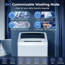 Compact Top-Load Washing Machine, Full-Automatic 1.5 Cu.ft Washer with 10 Water Levels & 8 Wash Programs for Apartment, Home, Dorm and RVs by CozyNest Decor