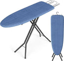 SONGMICS Ironing Board, Foldable Iron Board, Height Adjustable up to 35 Inches, with 4 Layered Cover and Pad, Iron Rest, Hook, Steel X-Legs, for Home, Laundry Room, Dorm, Midnight Blue ULLB001Q01 by CozyNest Decor