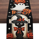Halloween Table Runner,72 Inches Pumpkin Ghost and Spider Web Pattern Table Runner for Halloween, Table Decoration/Party Dinner Table Decor,Kitchen,Mantel,Bedroom Decoration by CozyNest Decor
