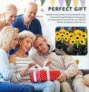 Solar Lights Outdoor Garden Decor,4 Pack with 24 Sunflower Lights,Solar Flowers Lights Waterproof,Sunflowers Gifts for Mom Women Grandma Birthday,Decorative Stakes Lights for Yard Patio Lawn by GreenHaven Gardens