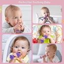 KingKam Baby Breastmilk Popsicle Molds & Baby Fruit Feeder Combo (2 Pack), Breastmilk Popsicle Molds for Teething Relief, BPA Free Silicone Feeder Teether Pops for Babies Infant Self Feeding, 4m+ by TinyTreasures Baby Boutique