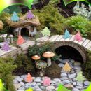 60 Pcs Mini Resin Luminous Gnomes Bulk Tiny Fairy Resin Statues Glow in The Dark Small Gnomes Miniature Figurines for Landscape Outdoor Patio Yard Lawn Plant Pots Fairy Decor (Vivid) by GreenHaven Gardens
