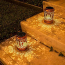 Solar Lanterns Outdoor Garden Decor, Gifts for Women, Mom, Grandma, Birthday, Thanksgiving, Decorative Waterproof Hanging Metal LED Light for Yard, Patio, Lawn, Landscape, Backyard (Owl) by GreenHaven Gardens