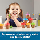 Learning Resources Alphabet Acorns Activity Set, Develops Letter Recognition, Educational Toys for Toddlers, Homeschool, Visual & Tactile Learning Toy, 78 Pieces, Ages 3+ by TinyTreasures Baby Boutique