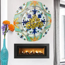 The Gears Clock Wall Clock Italy Collection with Moving Gears (Maiori, 24 inch Round) by CozyNest Decor