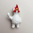 Jxueych Rebellious Chicken Figurine, Miniature Chicken Standing 3.7 Inch, Adorable Mini Chicken for Enthusiasts and Quirky Decor Lovers by GreenHaven Gardens