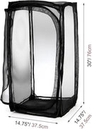 Kingrol 30-Inch Butterfly Habitat Cage, Large Pop-Up Mesh Terrarium with Zipper Opening, Portable & Collapsible Insect Enclosure for Caterpillars & Monarch Butterflies by CozyNest Decor