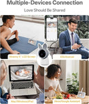 ARENTI Baby Monitor, Cry & Motion Detection, 2K Smart Baby Camera with 5-Inch Upgraded Wireless Display, Two Way Audio, Super Night Vision, Temp & Humidity Sensor, Lullabies by TinyTreasures Baby Boutique