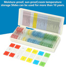 Microscope Slides with Specimens for Kids, 60 Lab-Grade Prepared Microscope Slides, Animal/Plant/Microbe/Tissue Samples, STEM Biology Kit for Homeschool, Classroom Labs & Science Education by TinyTreasures Baby Boutique