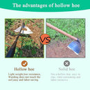 Garden Hoe All-Steel Hardened Hollow Hoe, Sharp Durable Garden Weeding Tools, Garden Edger Weeder Portable Household Vegetable Garden Shovel for Backyard Loosening Farm Planting Weeding by GreenHaven Gardens