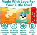 Learning Songs: Musical Toys & Interactive Sound Book for Toddlers 1-3, Baby’s First Year Music Book Gift, Singing Book for 1 Year Old Toddler & Kids, Nursery Rhymes Musical Books for Baby & Children by TinyTreasures Baby Boutique