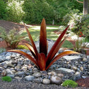 DIY Metal Agave Plant Art Yard Tequila Art Sculpture, Tequila Rustic Garden Sculpture Statue Outdoor Decor,Agave Metal Plants for Yard, Garden Lawn Ornaments (9 Leaves -Yellow) by CozyNest Decor