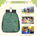 Toddler Backpack Cute Alligator Crocodile Waterproof Mini Backpack Boys/Girls Cute Small Backpack Kindergarten Pre School Bags (S) by TinyTreasures Baby Boutique
