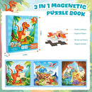 Magnetic Jigsaw Puzzles for Toddlers Kids 3-8 Boys,(3 36-Pieces) Travel Puzzles Toys for Kids Ages 4-6,Take-Along Car Airplane Road Trip Activities Game for 3 4 5 6 7 8 Year Old Birthday Gift by TinyTreasures Baby Boutique