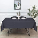 sancua Rectangle Tablecloth - 90 x 132 Inch - Water Resistant Spill Proof Washable Polyester Table Cloth, Decorative Fabric Table Cover for Dining Tables, Buffet Parties and Camping, Grey by CozyNest Decor