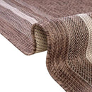 Unique Loom Outdoor Border Collection Area Rug - Soft Border (9' x 12' Rectangle, Brown/ Ivory) by GreenHaven Gardens