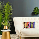 Lumbar Matisse Decorative Pillow Cover Art Nouveau Toss Pillowcase Farmhouse Chair Cushion Contemporary Pillowsham Mid-Century Couch Cushions Hand Embroidered Pillow Wool 18x18 by CozyNest Decor