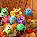 Libima 9 Pcs Mini Stuffed Animals Keychains 3.15 Inch Small Plush Cute Ornaments Bulk Toys for Baby Shower Birthday Party Decors Gift Bags Fillers Halloween Christmas Basket Stuffers(Monsters) by TinyTreasures Baby Boutique