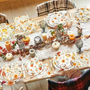 Fall Party Supplies - 60Pcs Autumn Thanksgiving Plates and Napkins Pumpkin Maple Leaf Table Decorations for Fall Birthday,Thanksgiving Party by CozyNest Decor
