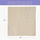 Bigacogo Chunky Knit Throw Blanket for Couch, 80x90 inches, 100% Hand Knitted with Thick Jumbo Chenille Yarn, Cozy Soft Large Rope Knot Cable Crochet Blankets for Sofa Bed Living Room, Beige by CozyNest Decor