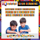| STEM Learning Toys | Creative Construction Engineering | Fun Educational Building Set for Boys & Girls Ages 3-10 | Top Blocks Game Kit by TinyTreasures Baby Boutique