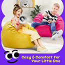 Hobestluk Bean Bag Chairs 2.5FT Bean Bag Chair with Memory Foam Filled & Machine Washable Cover,Beanbag Chair, Small Bean Bag Chairs for Playroom, Living Room, Bedroom by CozyNest Decor