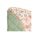 Crane Baby Padded Floor Mat, Pink Floral Nursery Decor, Activity Mat, 40" x 40", Baby Tummy Time, Baby Girl Nursery Essentials by TinyTreasures Baby Boutique