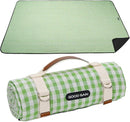 G GOOD GAIN Picnic Blankets Outdoor Extra Large - Waterproof Picnic Blanket with Carry Strap | Machine Washable Picnic Mat with Sandproof Backing for Park, Grass, Camping, Hiking, Concerts (Lime) by TinyTreasures Baby Boutique