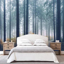 WFBHUA-Dark Forest Tree Wallpaper Mural Nursery Woodland Natural Landscapes Wall Murals for Bedroom Living Room(Not Peel and Stick) by CozyNest Decor