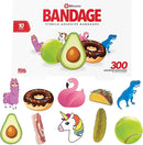 BioSwiss Bandages, Assorted Animal, Fun, and Food Shaped Self Adhesive Bandage, Latex Free Sterile Wound Care, 300 Count by TinyTreasures Baby Boutique
