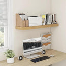 12 Inch Deep Floating Shelves for Wall, 48W x 12D Rustic Oak Wood Floating Shelves, Large Floating Shelves Set of 1 for Living Room Bathroom Laundry Room Bedroom Kitchen Home Office - Oak by CozyNest Decor