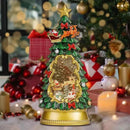 Christmas Snow Globes,with Musical and 6 Hour Timer,Snow Globes Lights, Christmas Indoor Decorations, Christmas Tree Decorations,USB & Battery Powered,Christmas Christmas Santa Claus by CozyNest Decor