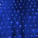 Dazzle Bright Christmas Net Lights, 360 LED 12FT x 5 FT Green Wire Waterproof Connectable String Lights with 8 Modes, Christmas Outdoor Lights for Bushes Garden Party Wedding Holiday Decoration (Blue) by GreenHaven Gardens