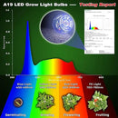 E26 A19 LED Plant Grow Light Bulbs Indoor Plants Full Spectrum,LED Sun Light Bulbs Plant Growing 100W Equivalent with Balanced Spectrum 5000K Red Blue Yellow for Seeds Greens Flower Fruit Garden,6Pack by GreenHaven Gardens