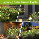 Aogist Solar Garden Lights Outdoor Waterproof,4 Packs 40 LED,Sway by Wind, Yard Patio Pathway Decoration, High Flexibility Iron Wire & Heavy Bulb Base,Warm White by GreenHaven Gardens