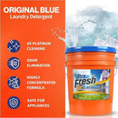 Ultra Fresh 5 Gallon Liquid Laundry Detergent Washing Soap for All Machine Types, 6X Platinum, Up to 640 Loads, Fresh Breeze by CozyNest Decor
